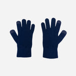 Navy Santacana Men’s Cashmere Blend Gloves - Big Bag NY