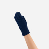 Navy Santacana Men’s Cashmere Blend Gloves - Big Bag NY