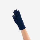 Navy Santacana Men’s Cashmere Blend Gloves - Big Bag NY