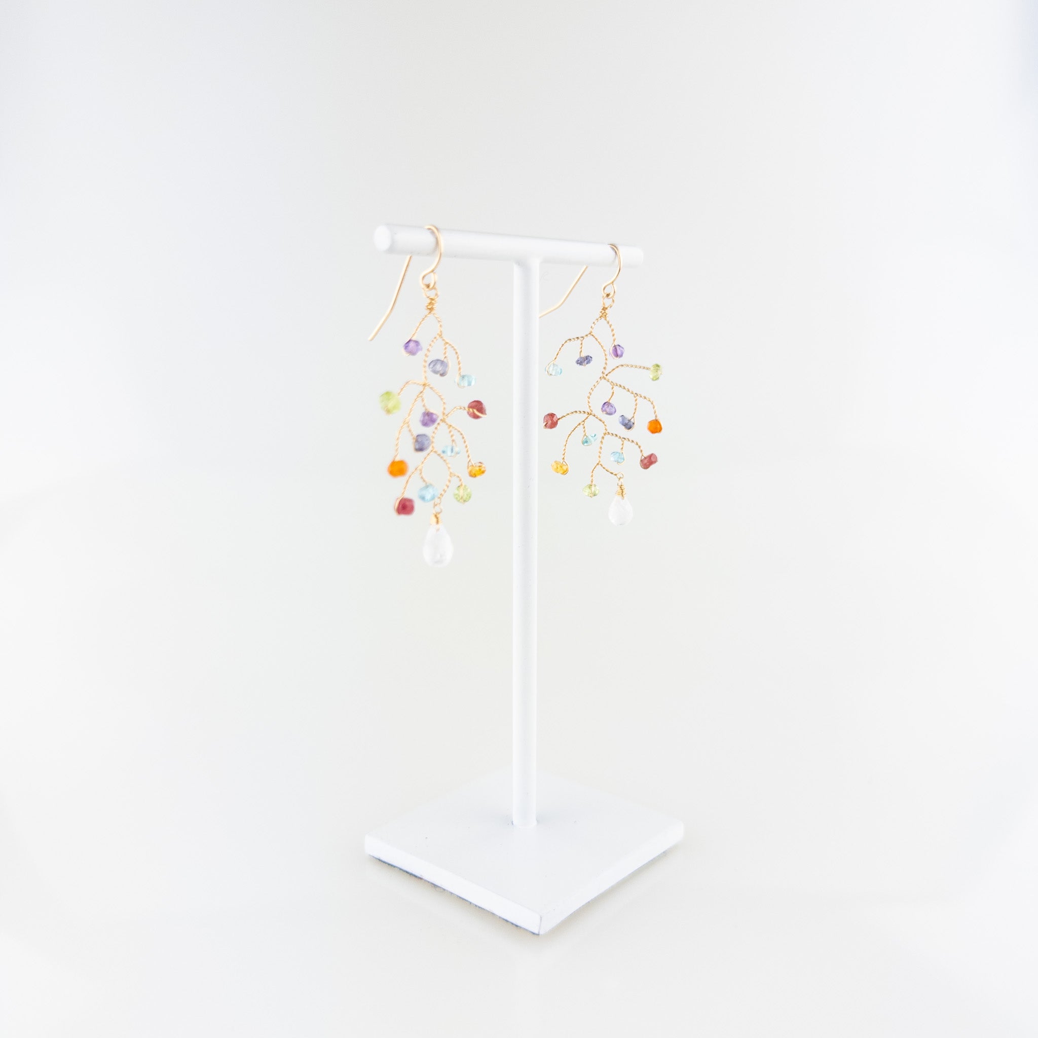 Lina's Small Rainbow Branch Earrings - Big Bag NY