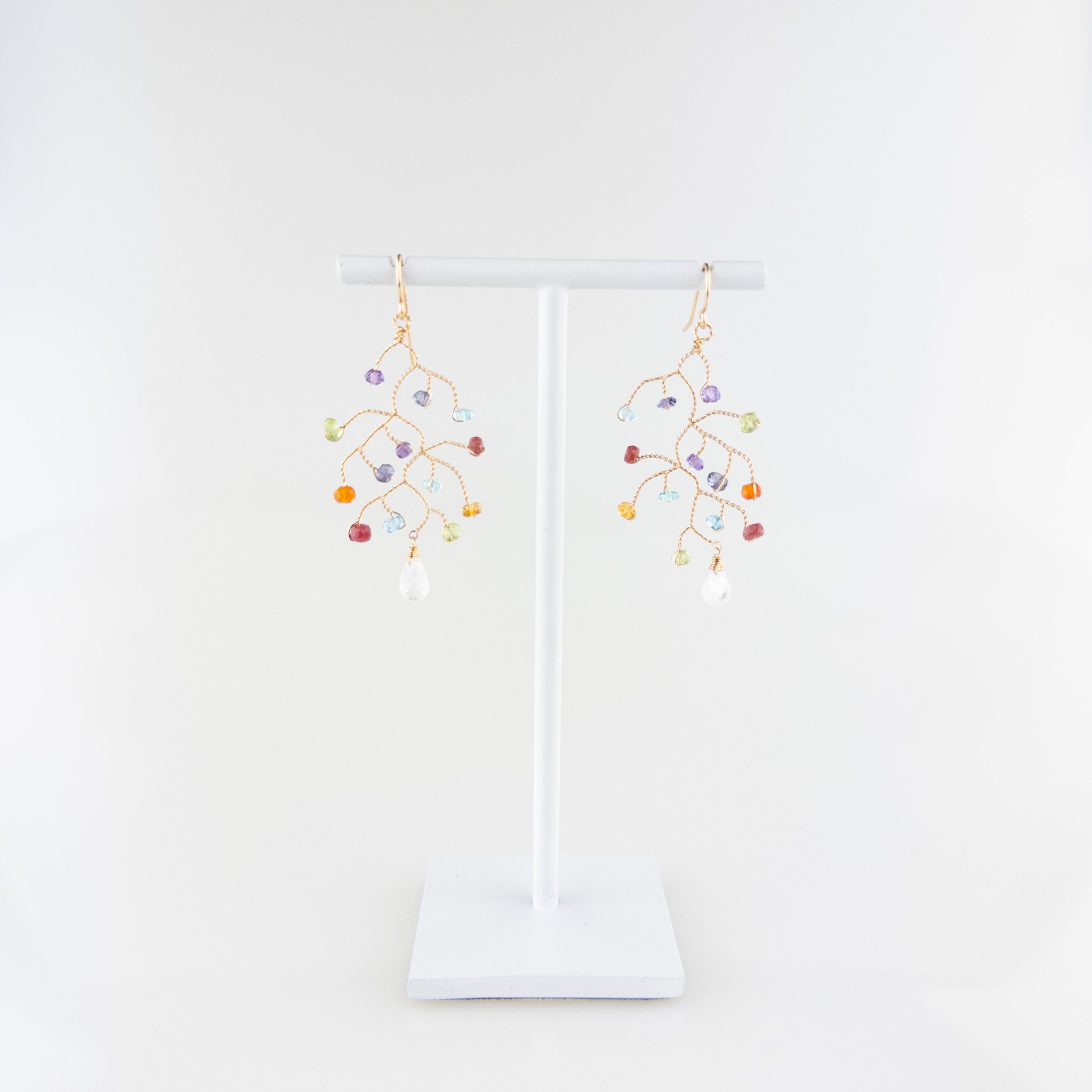 Lina's Small Rainbow Branch Earrings - Big Bag NY