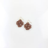 Danielle Welmond Garnet Clover Earrings - Big Bag NY