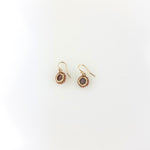 Danielle Welmond Caged Garnet with Garnet Orbit Earrings - Big Bag NY