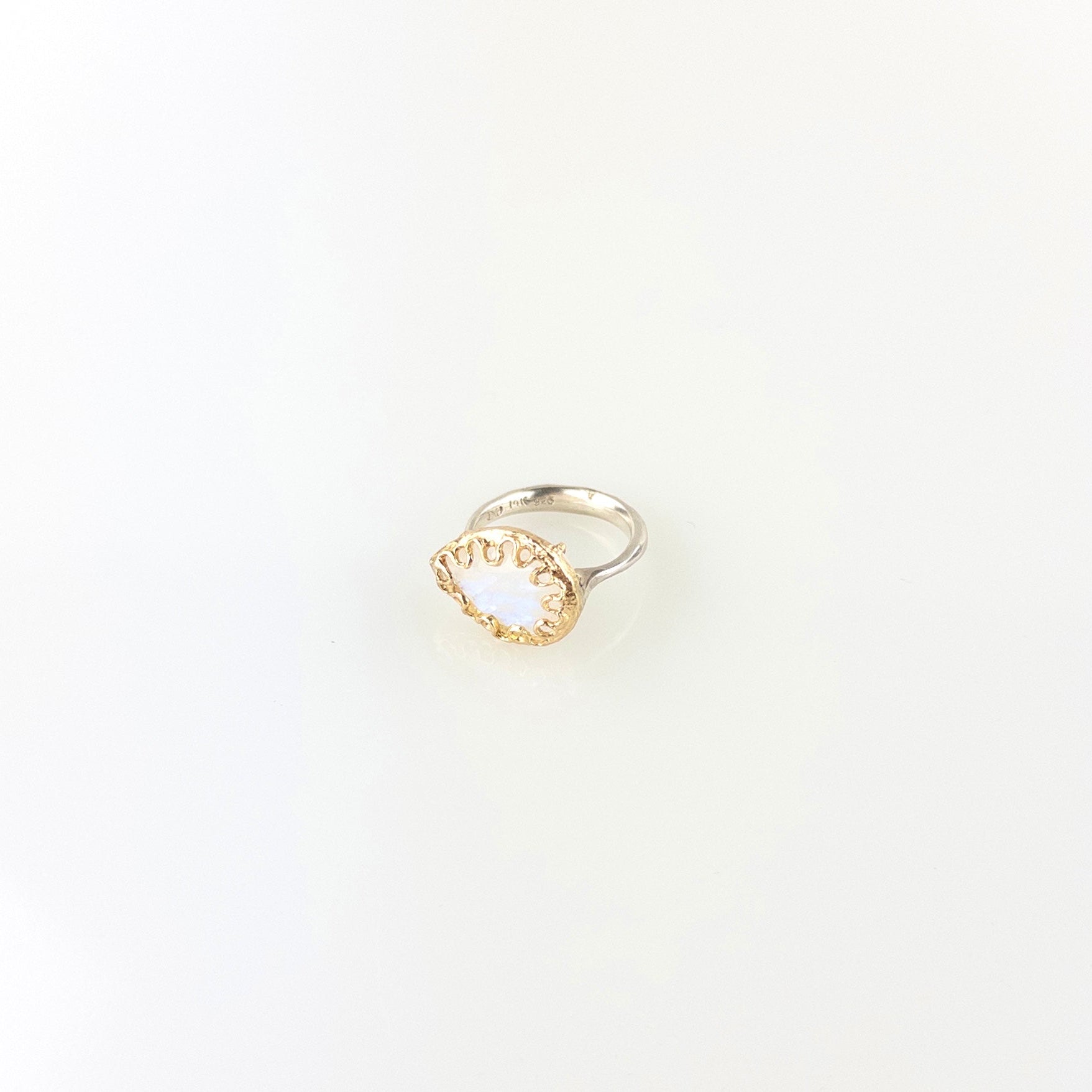 Danielle Welmond Rainbow Moonstone Ring - Big Bag NY