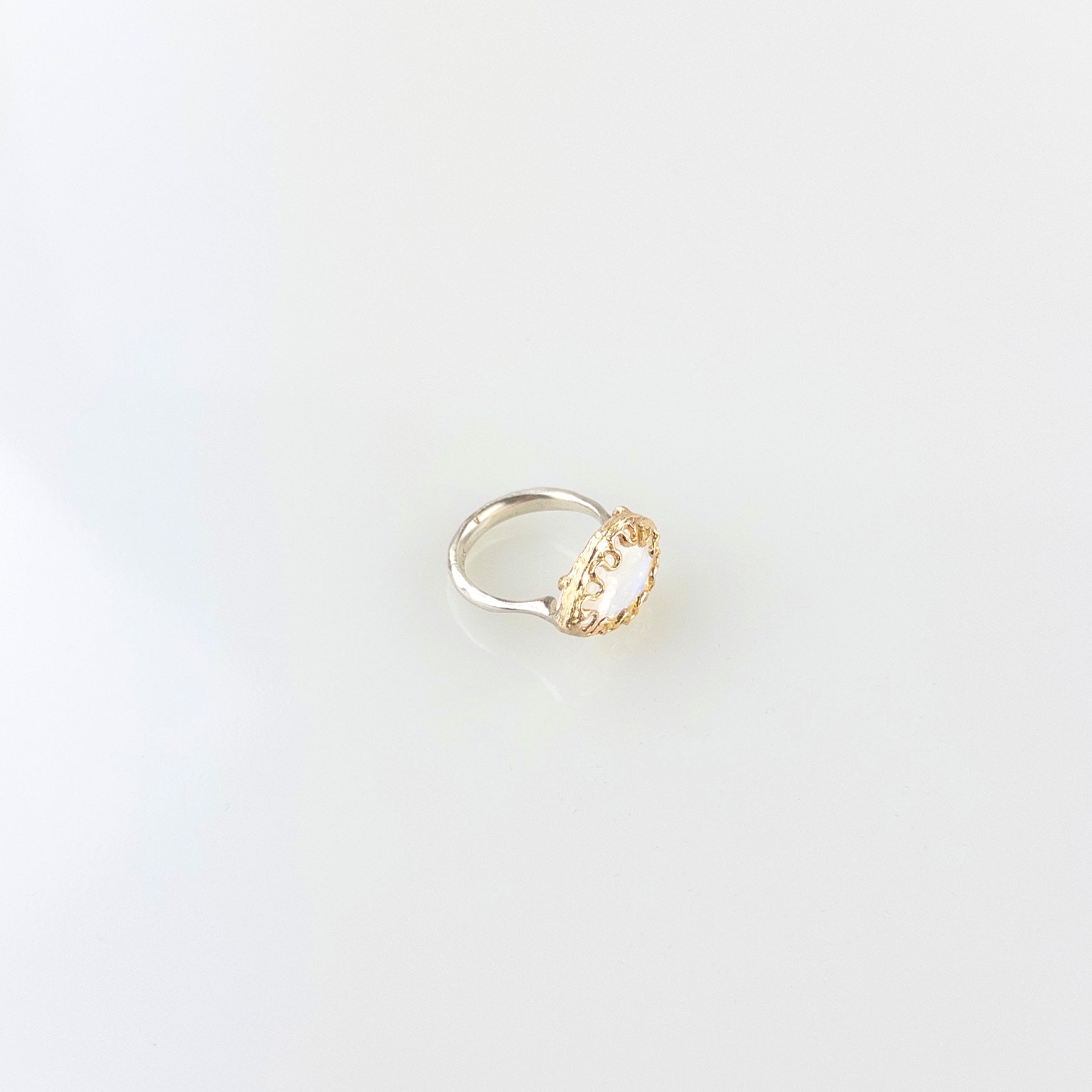 Danielle Welmond Rainbow Moonstone Ring - Big Bag NY