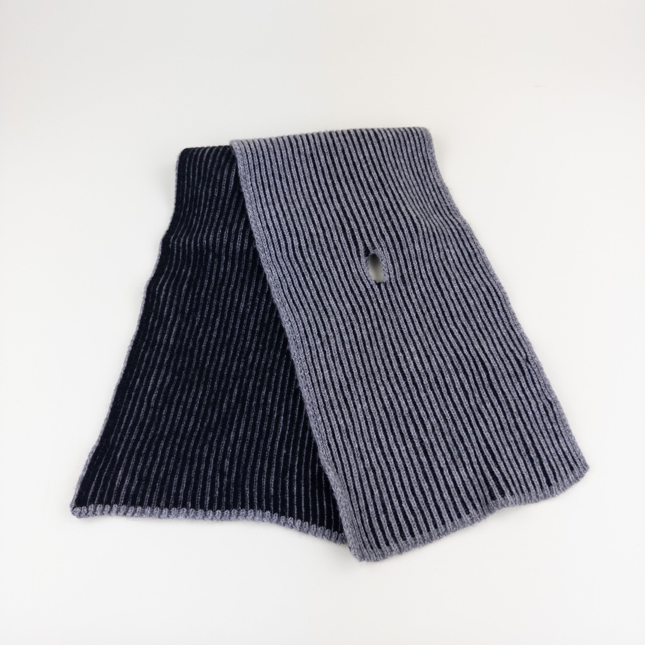 Black Ribbed Scarf Black Ribbed Reversible Cashmere Scarf – Big Bag