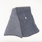 Grey/Grey Riviera Two-Tone Cashmere Scarf - Big Bag NY