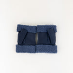 Blue Santacana Shearling Fingerless Gloves - Big Bag NY