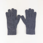 Gray Santacana Men’s Cashmere Blend Gloves - Big Bag NY