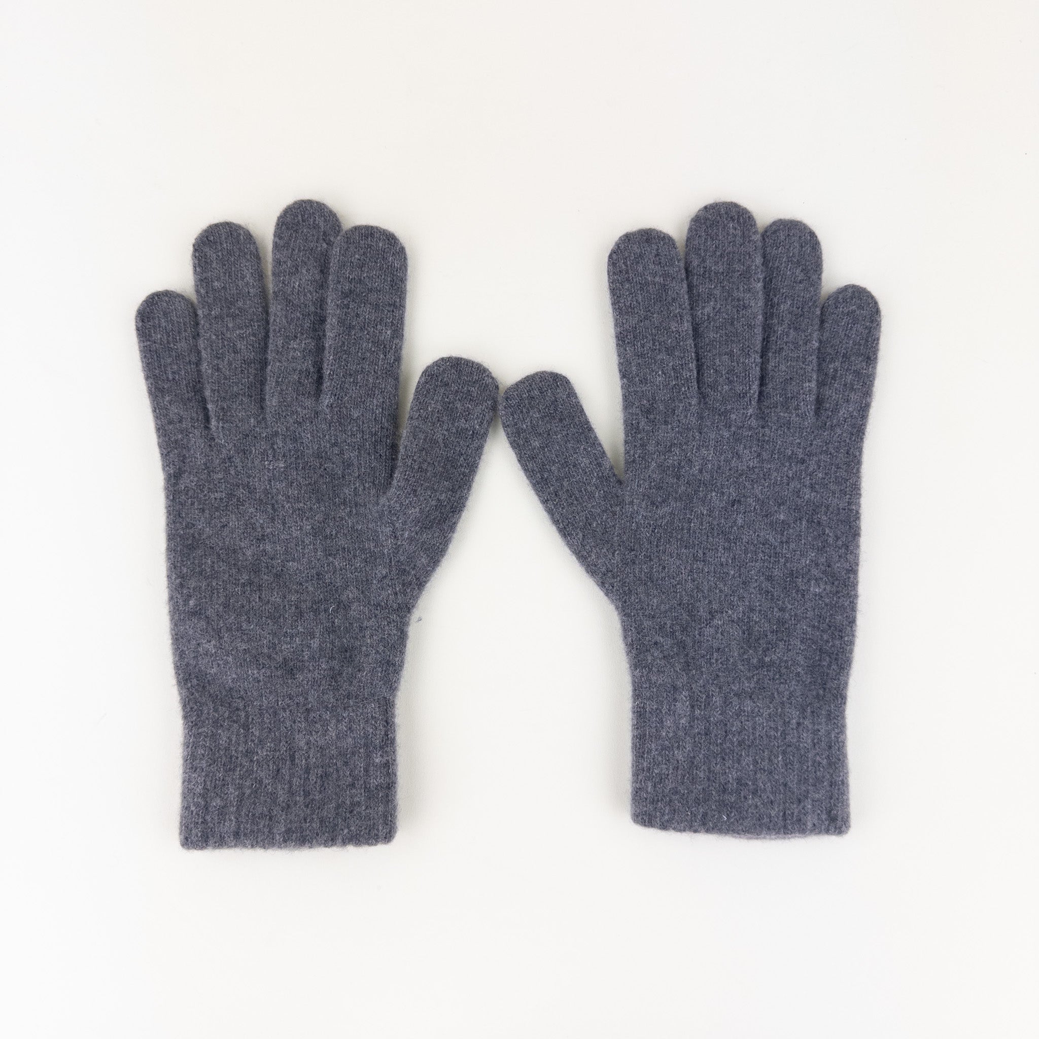 Gray Santacana Men’s Cashmere Blend Gloves - Big Bag NY