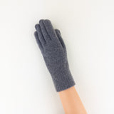 Gray Santacana Men’s Cashmere Blend Gloves - Big Bag NY