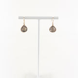 Lina's Simple Teardrop Earring Smoky Quartz - Big Bag NY