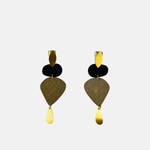 Abstract Irregular Oval Dangle Earrings - Big Bag NY