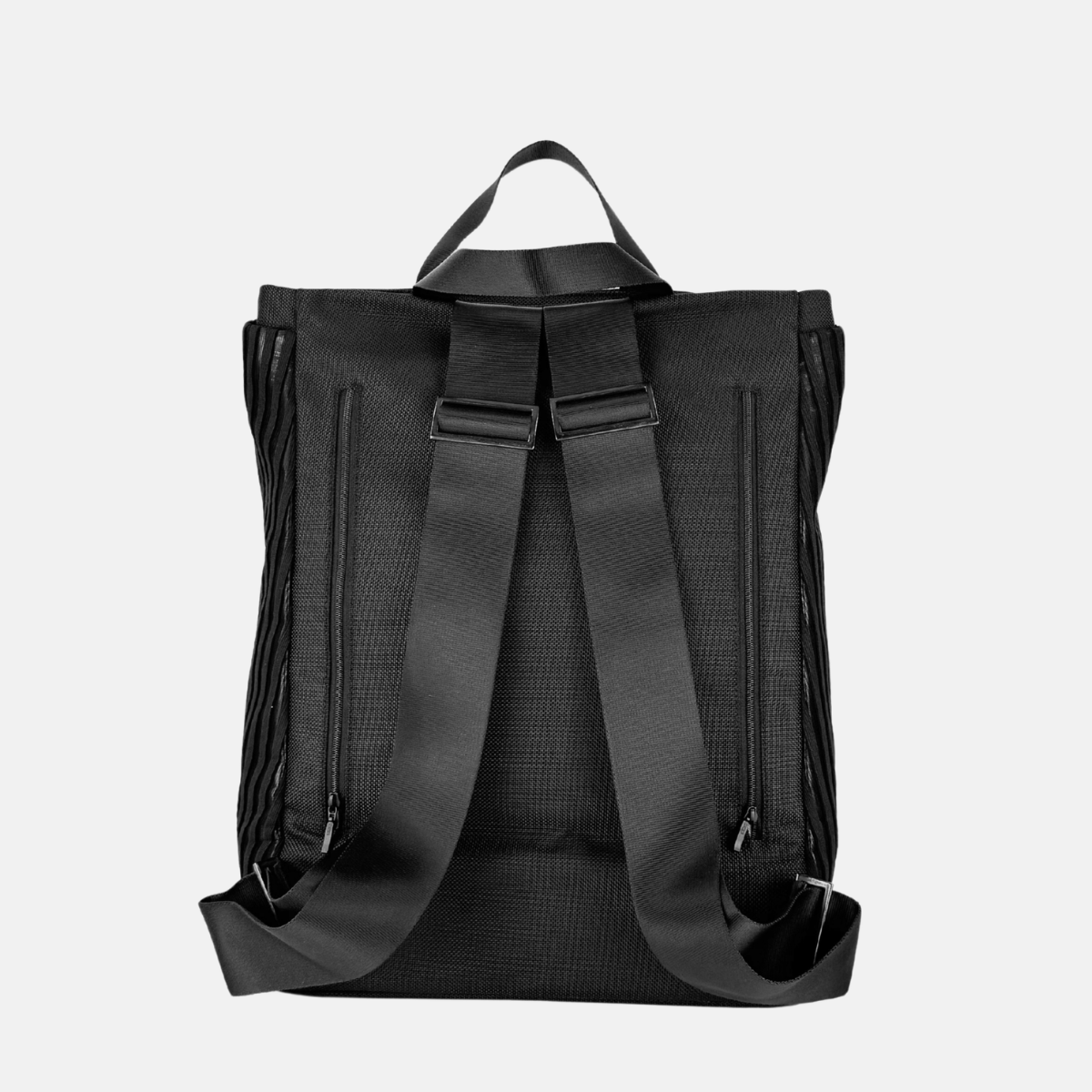Acrylic Deep Backpack in Black LINE - Big Bag NY