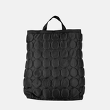 Acrylic Deep Backpack in EMBOSS DOT - Big Bag NY