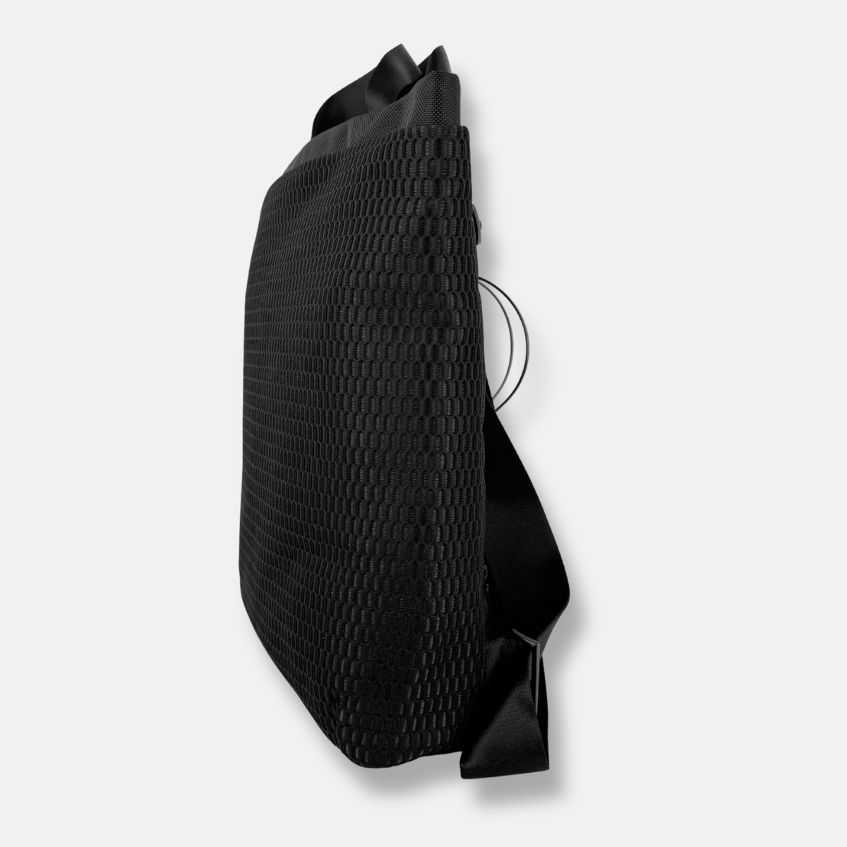 Acrylic Large Backpack in Black Mesh - BIG BAG NY