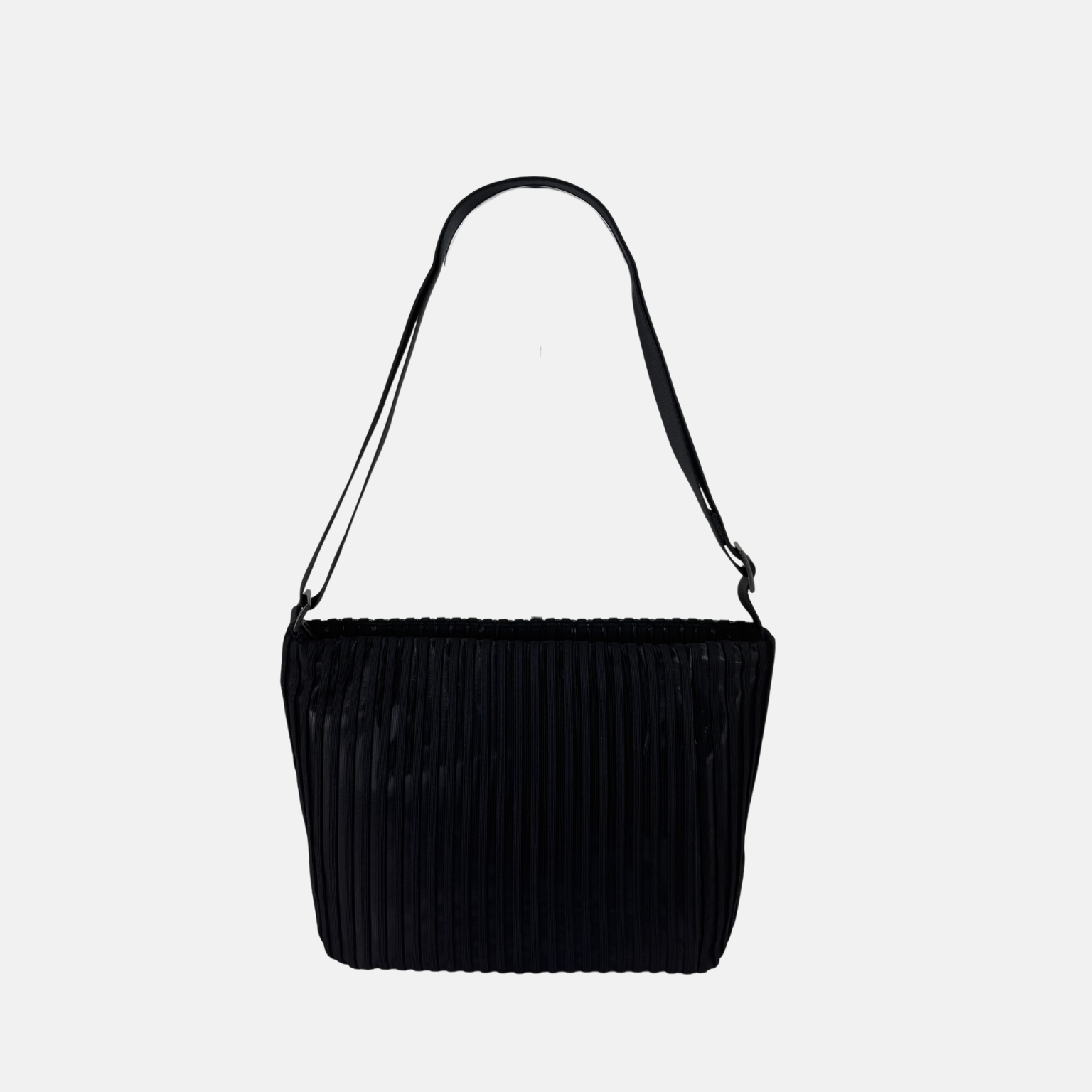 Acrylic Large Pochette DEEP in Black LINE - Big Bag NY
