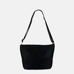 Acrylic Large Pochette DEEP in Black LINE - Big Bag NY
