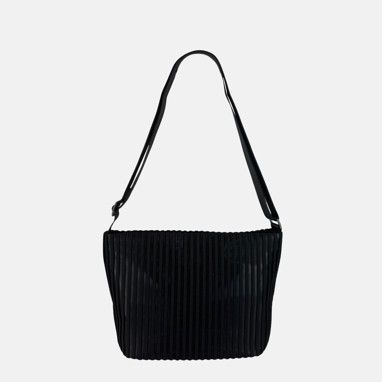 Acrylic Large Pochette DEEP in Black LINE - Big Bag NY