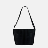 Acrylic Large Pochette DEEP in Black LINE - Big Bag NY
