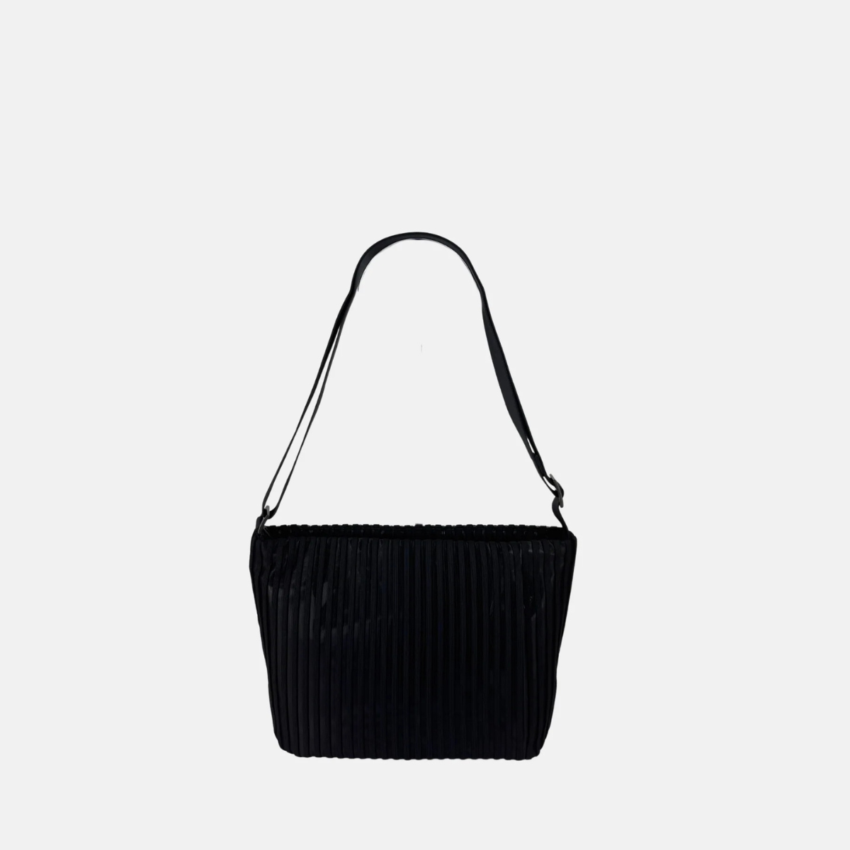 Acrylic Large Pochette DEEP in Black LINE - Big Bag NY