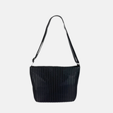 Acrylic Large Pochette DEEP in Black LINE - Big Bag NY