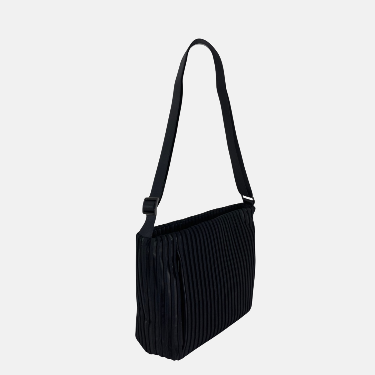 Acrylic Large Pochette DEEP in Black LINE - Big Bag NY