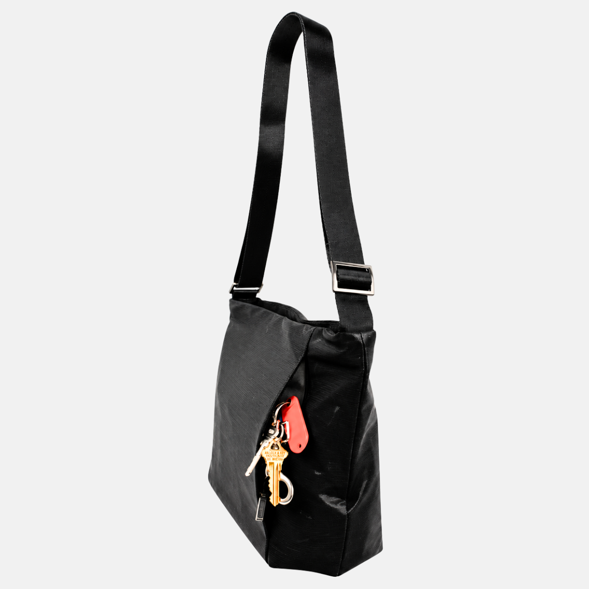 Acrylic Large Pochette DEEP in Black Swim Mesh - BIG BAG NY