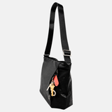 Acrylic Large Pochette DEEP in Black Swim Mesh - BIG BAG NY