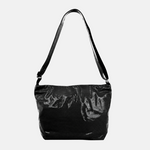 Acrylic Large Pochette DEEP in Black Swim Mesh - BIG BAG NY