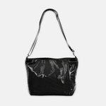 Acrylic Large Pochette DEEP in Black Swim Mesh - BIG BAG NY