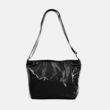 Acrylic Large Pochette DEEP in Black Swim Mesh - BIG BAG NY