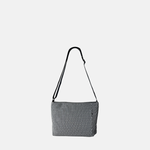 Acrylic Pochette Deep in Black and White Mesh - Big Bag NY