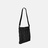 Acrylic Pochette Square DEEP in Black Emboss Dot - Big Bag NY