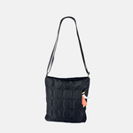Acrylic Pochette Square DEEP in Black Emboss Dot - Big Bag NY
