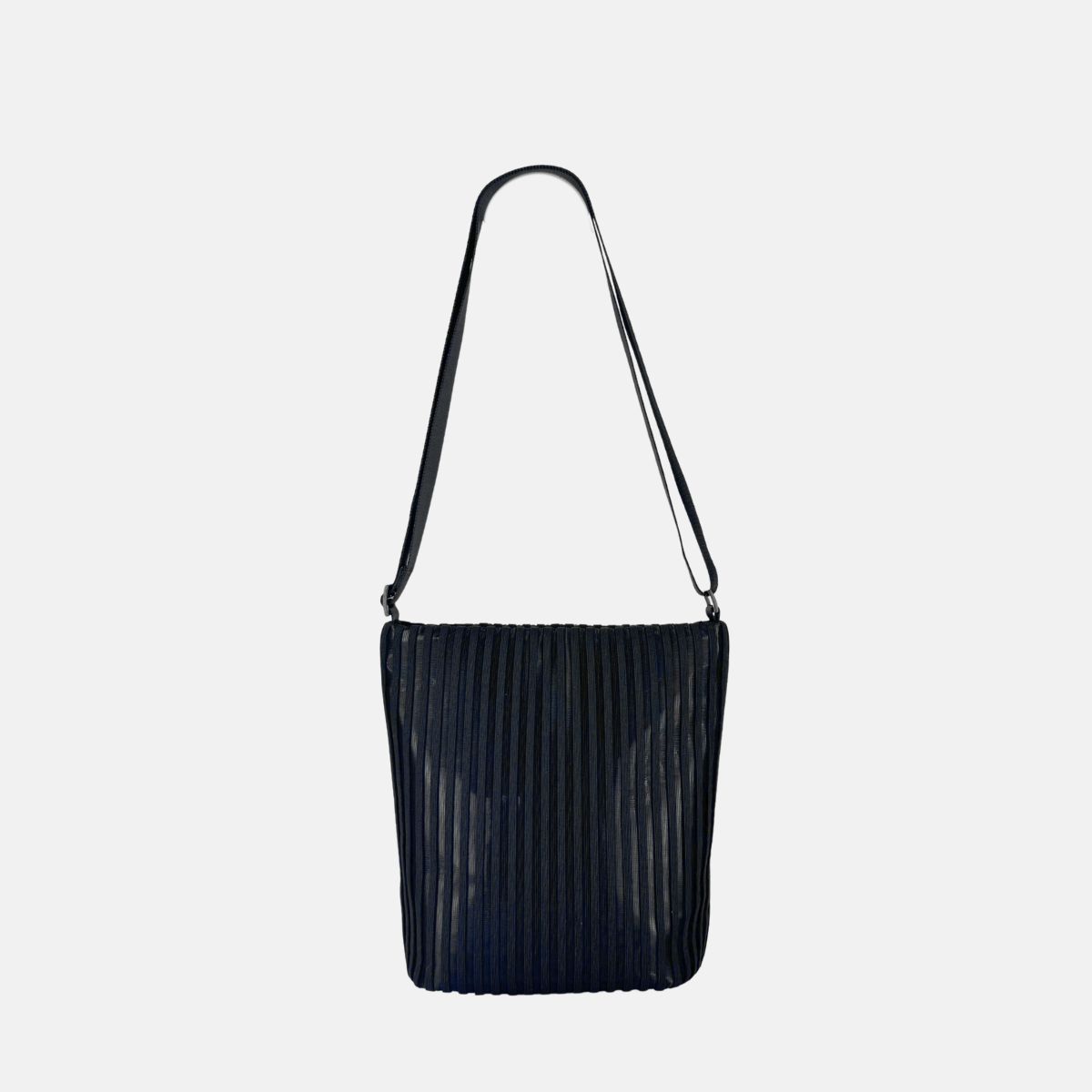Acrylic Pochette Square DEEP in Black LINE - Big Bag NY