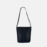 Acrylic Pochette Square DEEP in Black LINE - Big Bag NY