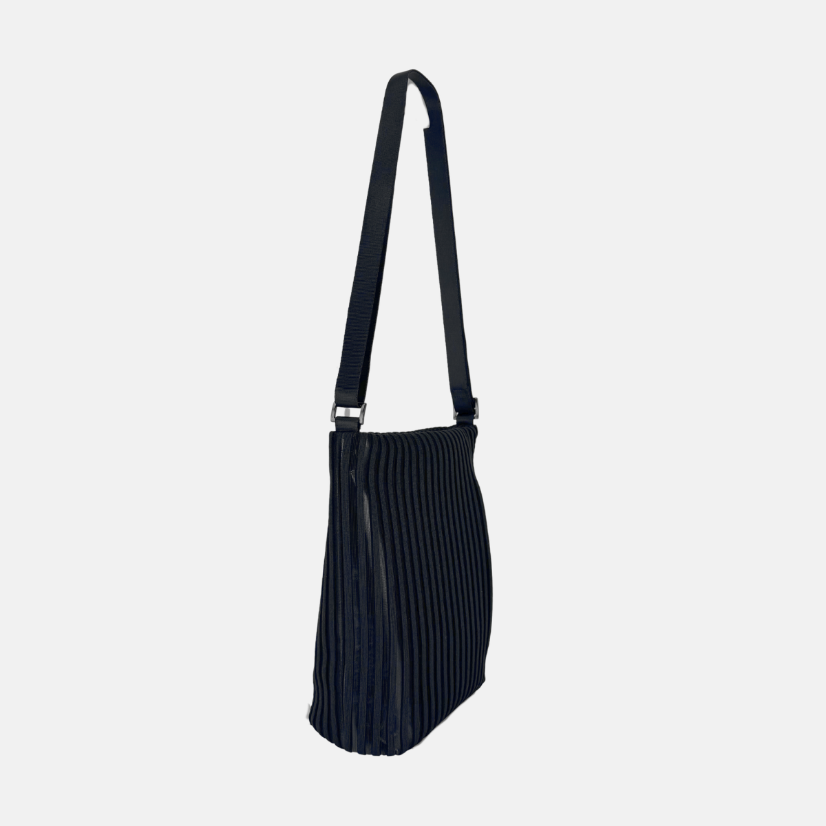Acrylic Pochette Square DEEP in Black LINE - Big Bag NY