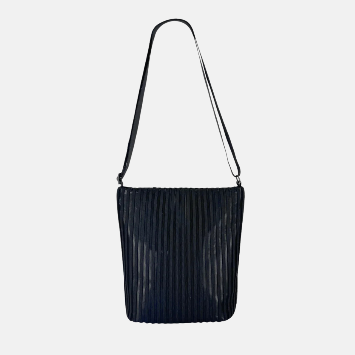 Acrylic Pochette Square DEEP in Black LINE - Big Bag NY