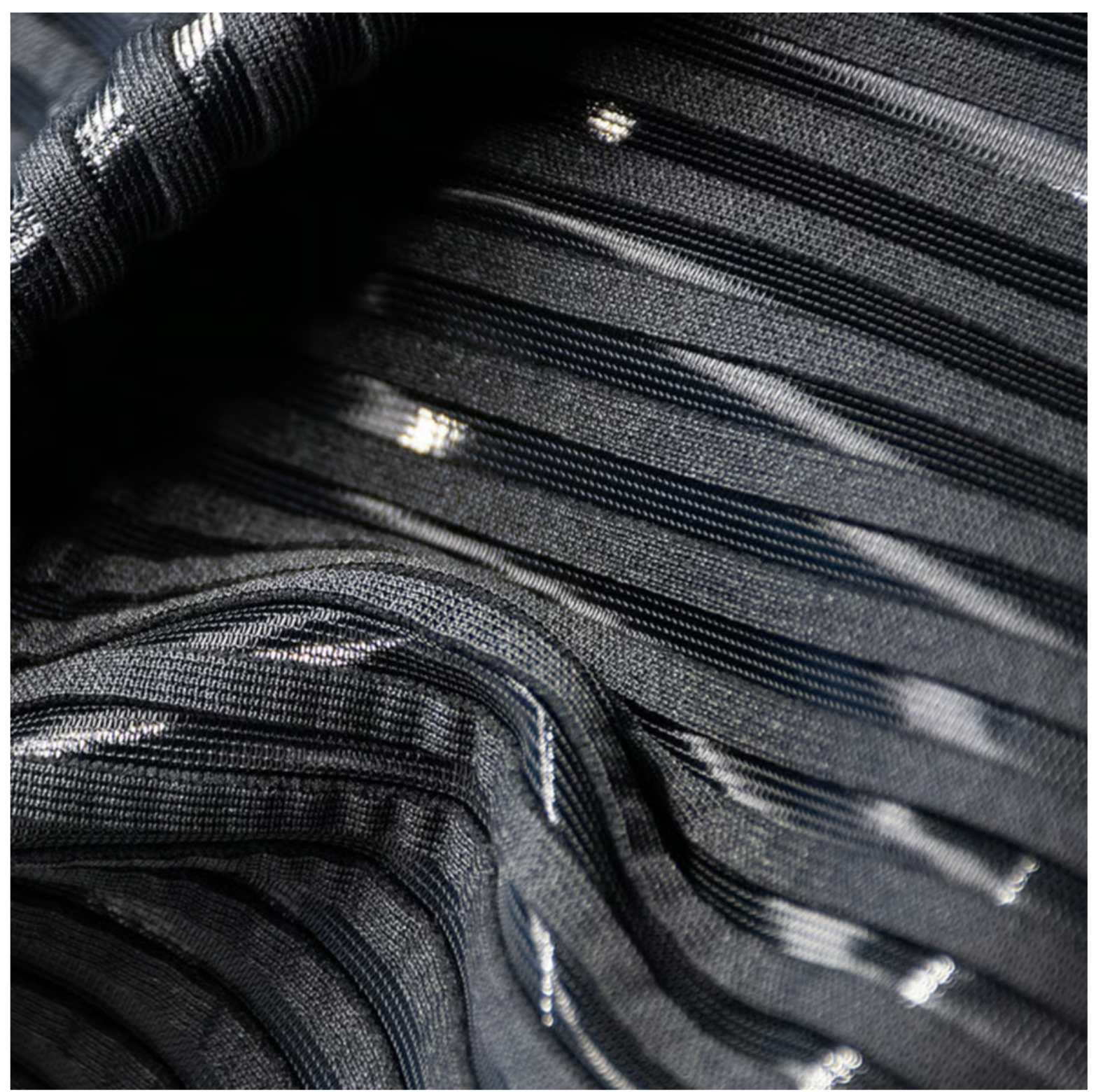 Acrylic Pochette Square DEEP in Black LINE - Big Bag NY