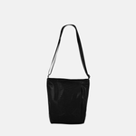 Acrylic Pochette Square DEEP in Black Swim Mesh - Big Bag NY