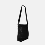 Acrylic Pochette Square DEEP in Black Swim Mesh - Big Bag NY