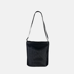 Acrylic Pochette Square DEEP in Black and White LINE - Big Bag NY