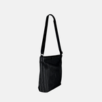 Acrylic Pochette Square DEEP in Black and White LINE - Big Bag NY