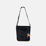 Acrylic Pochette Square DEEP in Black and White LINE - Big Bag NY