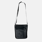 Acrylic Pochette Square DEEP in Black and White LINE - Big Bag NY