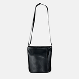 Acrylic Pochette Square DEEP in Black and White LINE - Big Bag NY