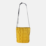 Acrylic Pochette Square DEEP in Yellow Emboss Dot - Big Bag NY