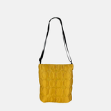 Acrylic Pochette Square DEEP in Yellow Emboss Dot - Big Bag NY