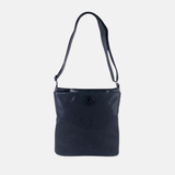Acrylic Pocket Shoulder SD Bag in Black Swim Mesh - Big Bag NY